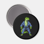 T-Rex Dinosaur Jiu-Jitsu Magneet (Voorkant / Achterkant)