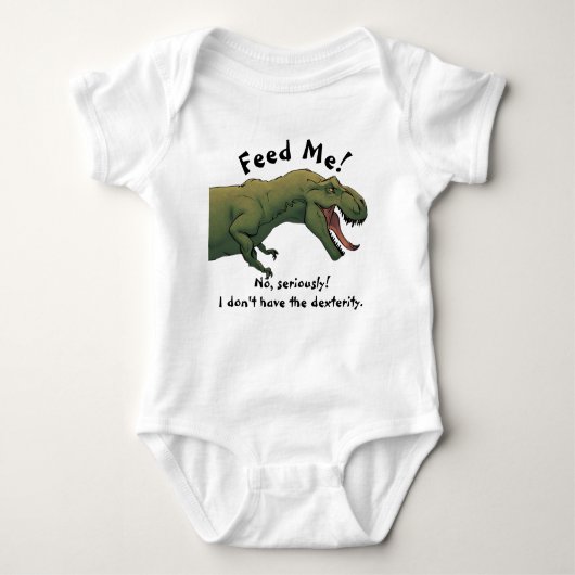 T-Rex Dinosaur Jongen Meisje Baby Outfit Eén-delig Romper (Voorkant)