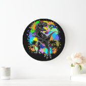T-Rex Dinosaur Jurassic Reptile Acrylic Wall Clock Grote Klok (Huis)
