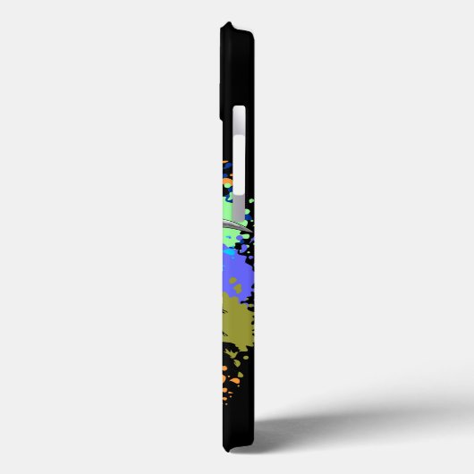 T-Rex Dinosaur Jurassic Reptile on Paint Stains Case-Mate iPhone Case (Achterkant / Links)