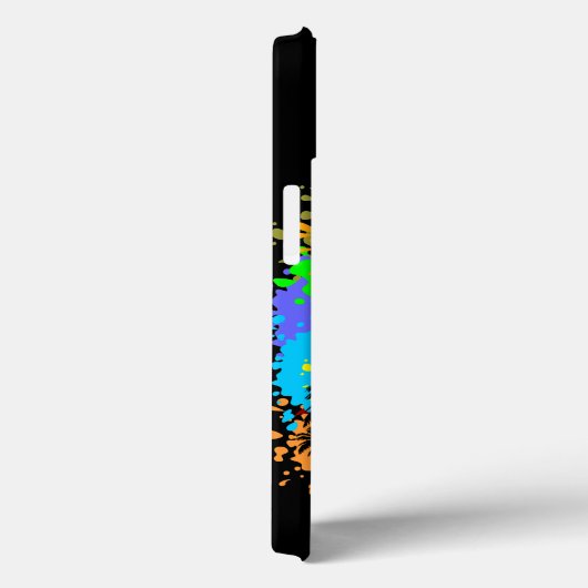 T-Rex Dinosaur Jurassic Reptile on Paint Stains Case-Mate iPhone Case (Achterkant / Rechts)