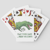 T-Rex Dinosaur Kaart Game Poker Speelkaarten (Achterkant)