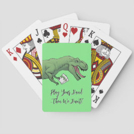 T-Rex Dinosaur Kaart Game Poker Speelkaarten