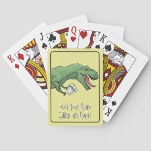 T-Rex Dinosaur Kaart Game Poker Speelkaarten