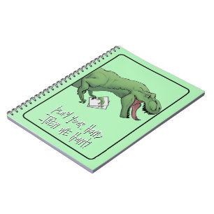 T-Rex Dinosaur Kaart Game Poker Speelkaarten Notitieboek