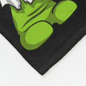 T-rex Dinosaur Karate Kickboksen Vechtkunst Jiu- Fleece Deken (Hoek)