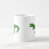 T rex dinosaur - Kies achtergrondkleur Koffiemok (Center)