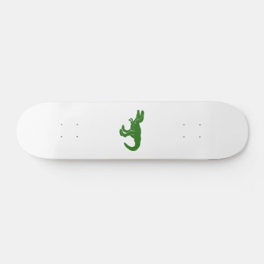 T rex dinosaur - Kies achtergrondkleur Persoonlijk Skateboard (Horizontaal)