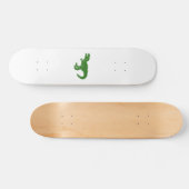 T rex dinosaur - Kies achtergrondkleur Persoonlijk Skateboard (Horizontaal)