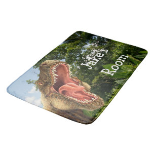 T-Rex Dinosaur Kind Bedroom Rug of Mat