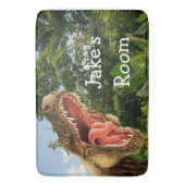 T-Rex Dinosaur Kind Bedroom Rug of Mat (Voorkant Verticaal)