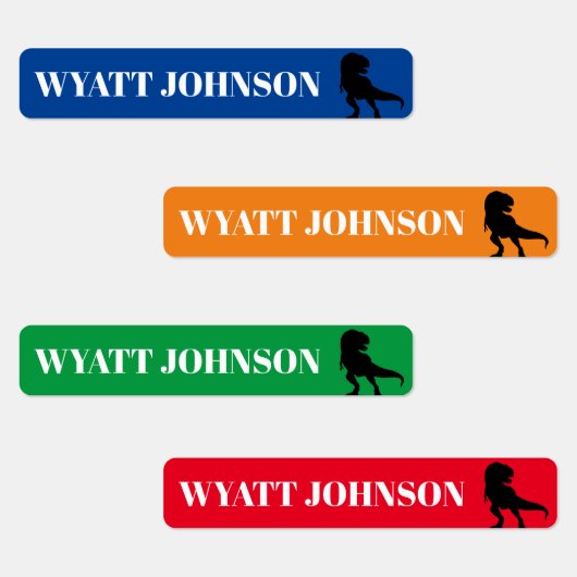 T-REX Dinosaur Kinder label (Groep)