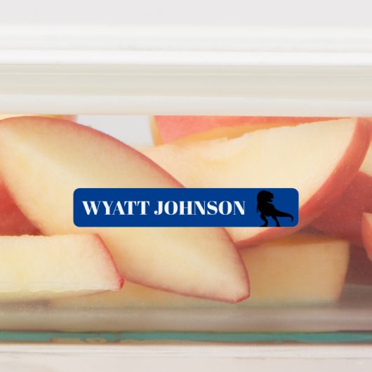 T-REX Dinosaur Kinder label (Aangebracht)