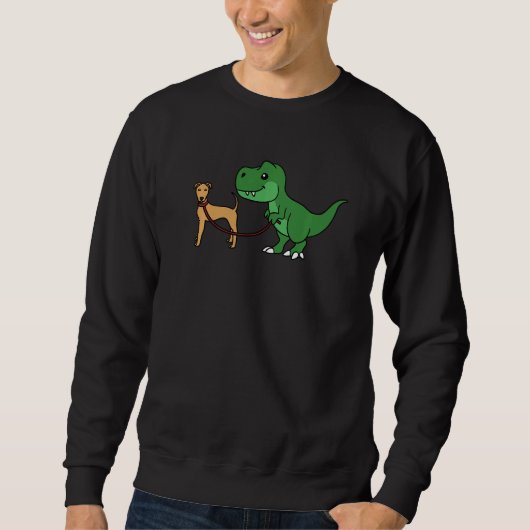 T Rex Dinosaur Lopende Schorpioen Hond Trui (Voorkant)