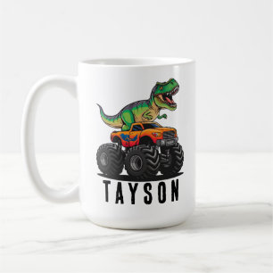 T-Rex Dinosaur Monster Truck Koffiemok