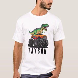 T-Rex Dinosaur Monster Truck T-shirt