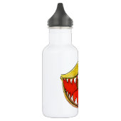 T-rex Dinosaur Mouth Kinder Cartoon Gele Naam Waterfles (Links)