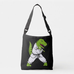 T-Rex Dinosaur Ninja Martial Arts Karate Crossbody Tas
