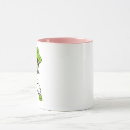 T-Rex Dinosaur Ninja Martial Arts Karate Mok (Midden)