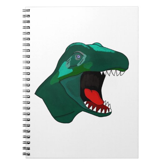 T Rex Dinosaur Notitieboek (Voorkant)