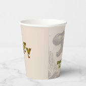 T-rex Dinosaur Papieren Bekers (Rechts)