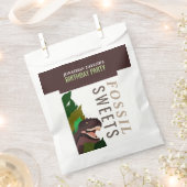 T Rex Dinosaur Party Children's Birthday Bedankzakje (Geknipt)