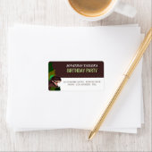 T Rex Dinosaur Party Children's Birthday Etiket (Insitu)