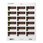 T Rex Dinosaur Party Children's Birthday Etiket (Full Sheet)