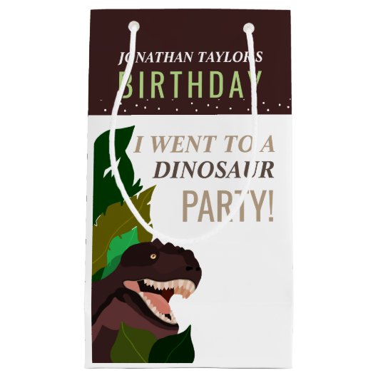 T Rex Dinosaur Party Children's Birthday Klein Cadeauzakje