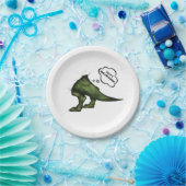 T-Rex Dinosaur Party Paper Borden Papieren Bordje (Feest)