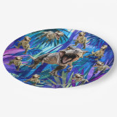 T Rex Dinosaur Party Papieren Bordje (Gekanteld)