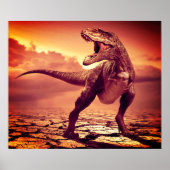 T-rex Dinosaur Poster (Voorkant)
