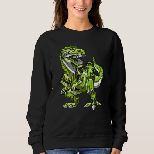 T Rex Dinosaur Robot Futuristic Science Fiction Bo Trui (Voorkant)