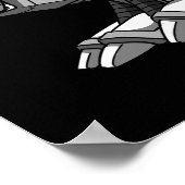 T-Rex Dinosaur Robot Monster Boys Kinder Poster (Hoek)