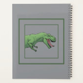 T-Rex Dinosaur School Hardcover School Planner (Achterkant)