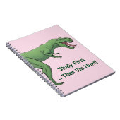 T-Rex Dinosaur School Spiral Notitieboek Papier (Rechterzijde)