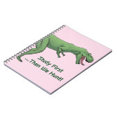 T-Rex Dinosaur School Spiral Notitieboek Papier (Linkerzijde)