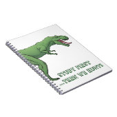 T-Rex Dinosaur School Supplies Notitieboek (Rechterzijde)