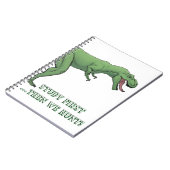 T-Rex Dinosaur School Supplies Notitieboek (Linkerzijde)