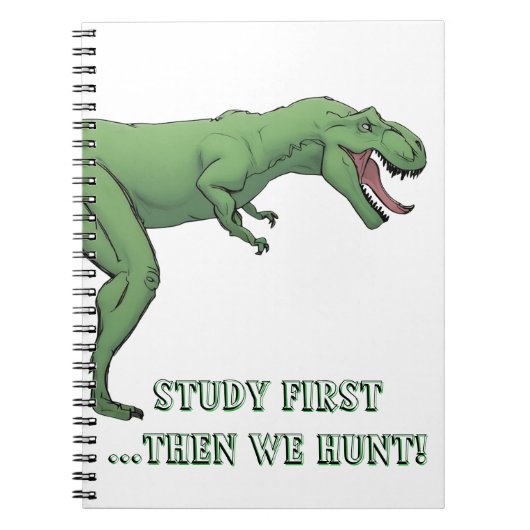 T-Rex Dinosaur School Supplies Notitieboek (Voorkant)