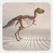 T. rex Dinosaur Skelet stickers (Voorkant)