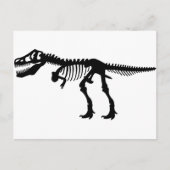 T Rex Dinosaur Skeleton Briefkaart (Voorkant)