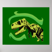 T-Rex Dinosaur Skeleton Poster (Voorkant)