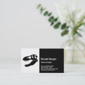 T-rex Dinosaur Skull van Paleontoloog Visitekaartje (Staand voorkant)