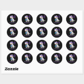 T-rex Dinosaur Suicide Prevention Awareness Day (D Ronde Sticker (Vel)