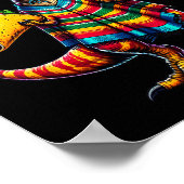 T-rex Dinosaur Taco Lover Cinco De Mayo Sombrero P Poster (Hoek)