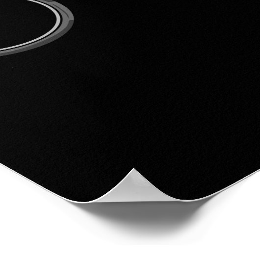 T-Rex Dinosaur Unicorn-sleuf op fietsregenboog Poster (Hoek)