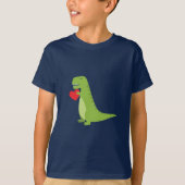 T-Rex Dinosaur Valentijn Shirt (Voorkant)