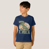 T. Rex Dinosaur van Mudge Studios T-shirt (Voorkant volledig)