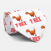 T-Rex - Dinosaur voor jongens Kinder meisjes Stropdas (Opgerold)
